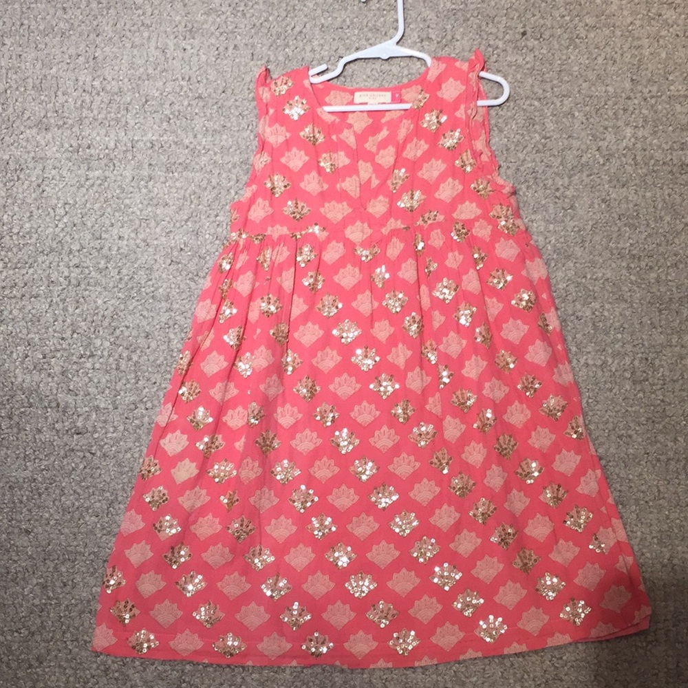 Pink chicken girls dress